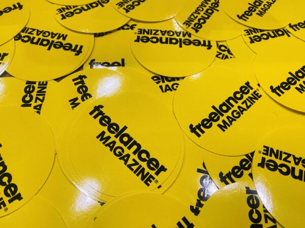 Freelancer Magazine Laptop Stickers